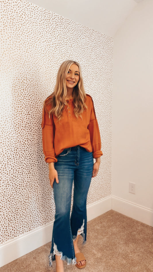 Fall is Calling Waffle Knit Top