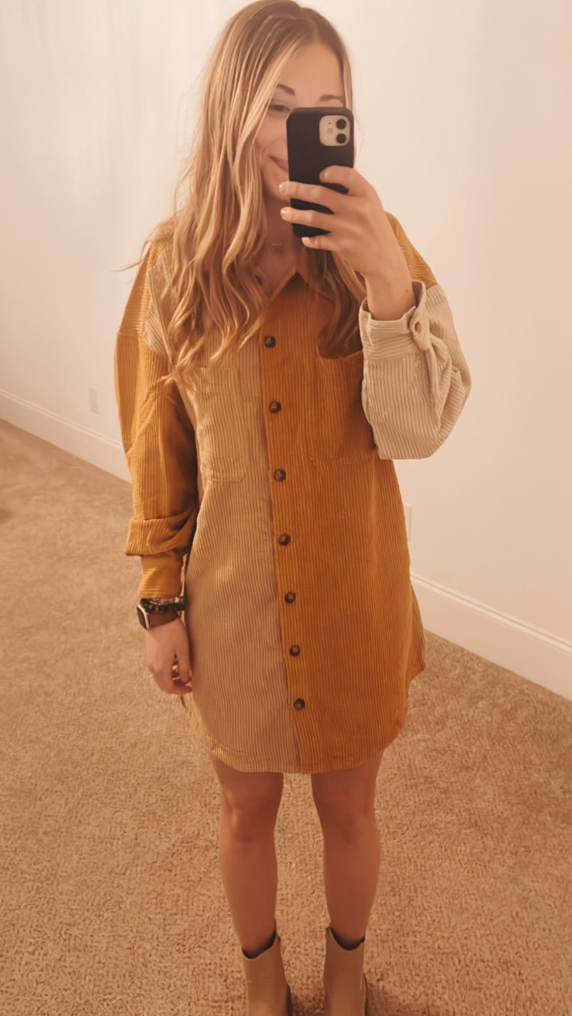 Can't Resist Corduroy Dress