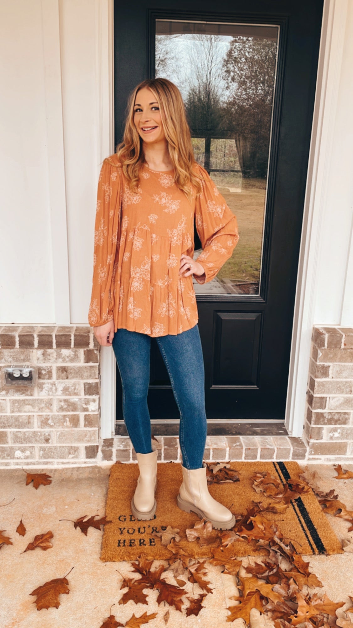 Fall Floral Tunic